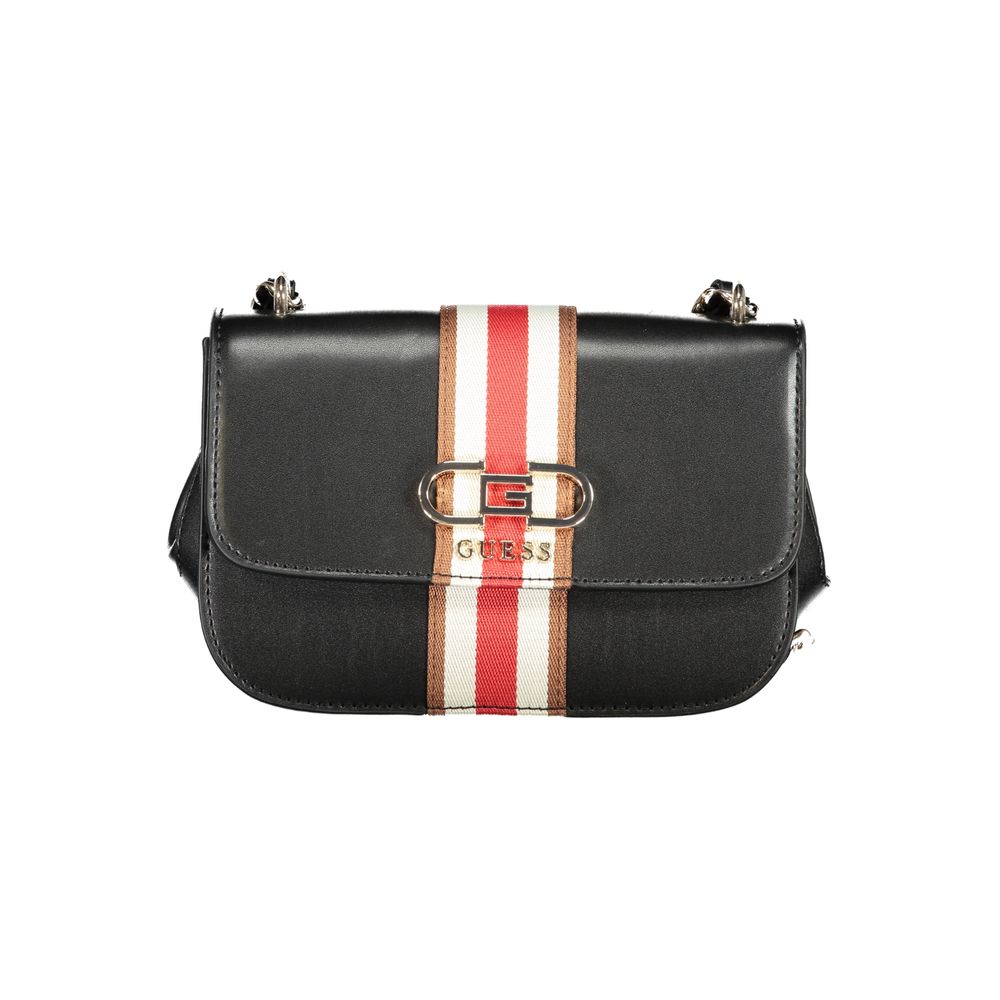 Guess Jeans Nero Poliuretano Women Handbag - Luxe Nova