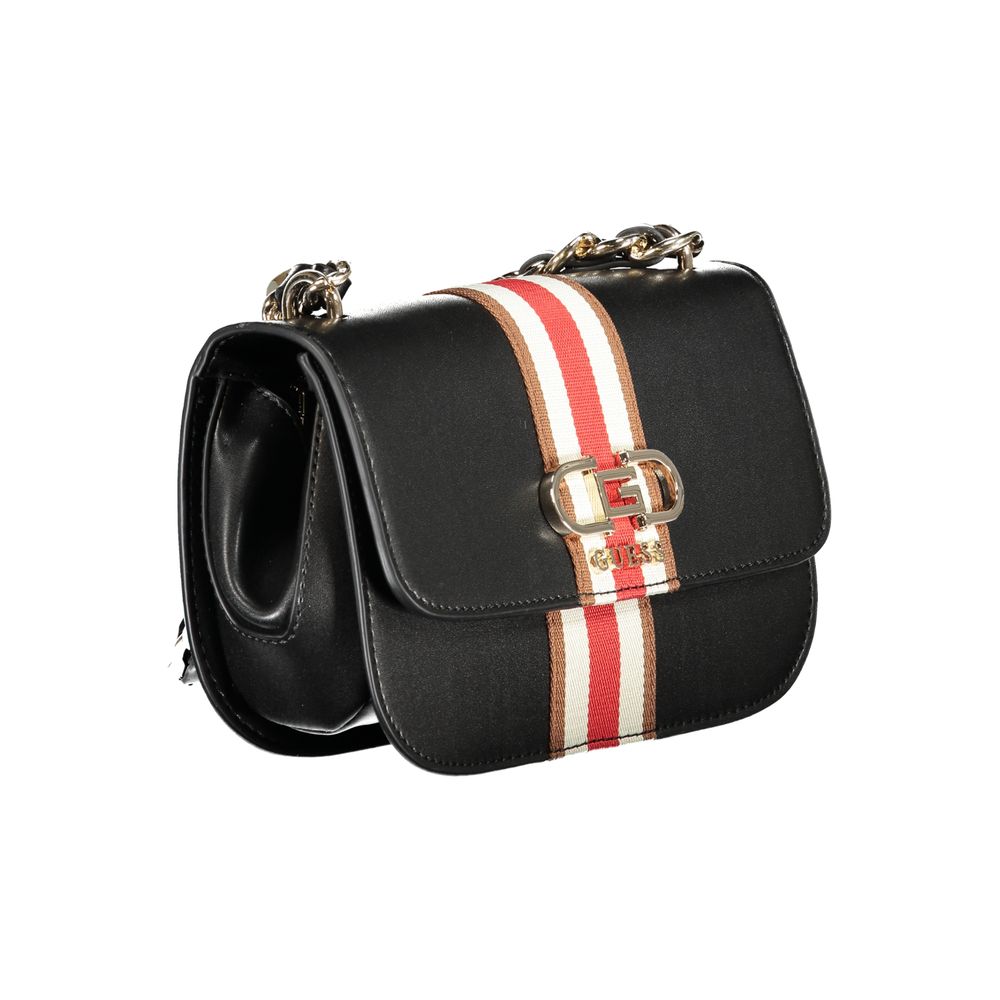 Guess Jeans Nero Poliuretano Women Handbag - Luxe Nova