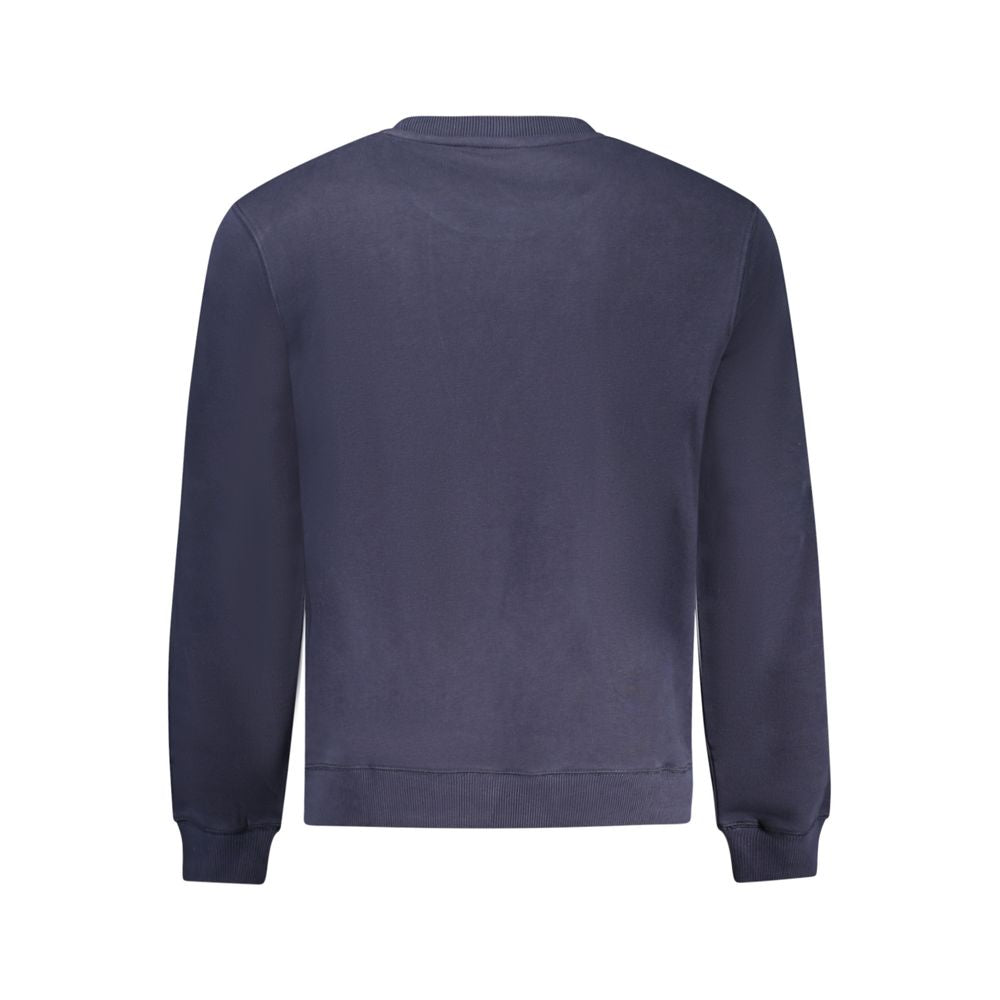 Napapijri Blue Cotton Men Sweatshirt - Luxe Nova
