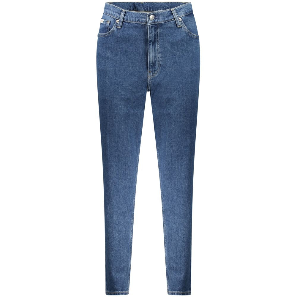 Calvin Klein Blu Cotton Women's Jean - Luxe Nova