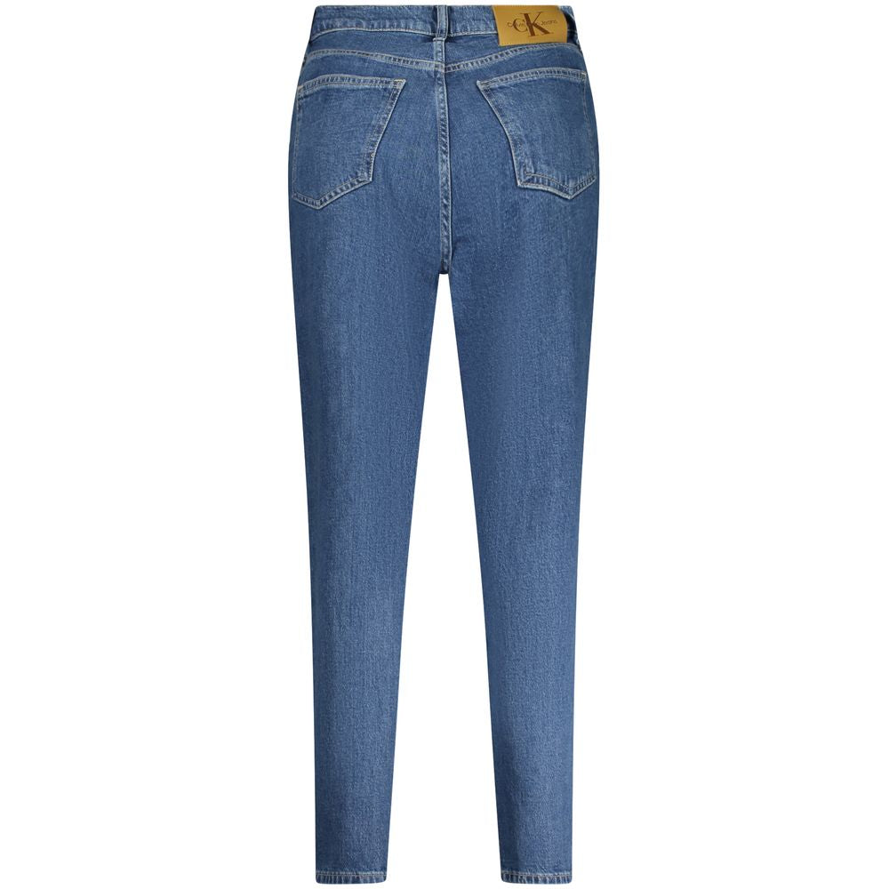 Calvin Klein Blu Cotton Women's Jean - Luxe Nova