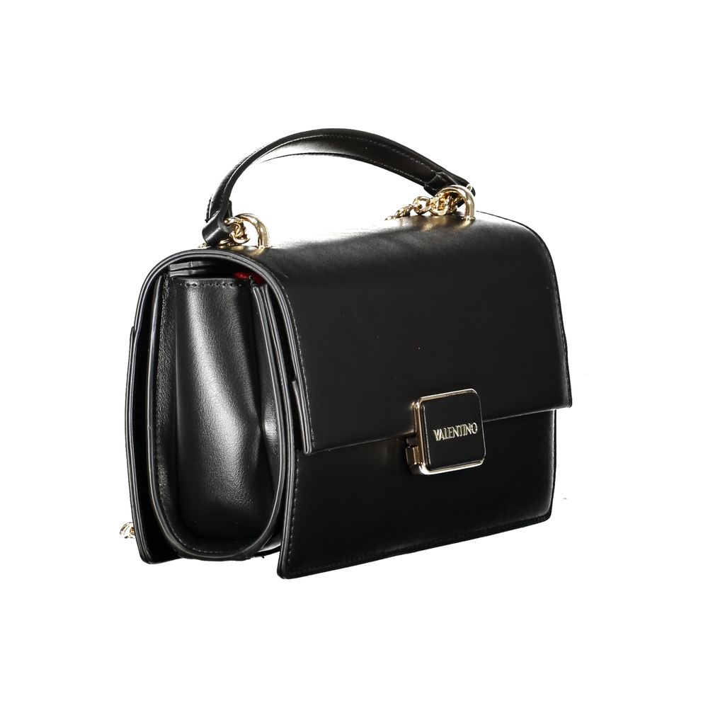 Mario Valentino Black Polyurethane Women Shoulder Bag - Luxe Nova