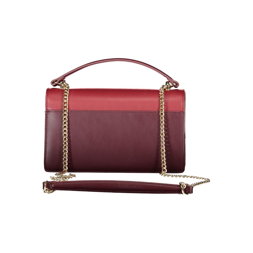 Mario Valentino "Rosso Poliuretano Women Shoulder Bag" - Luxe Nova