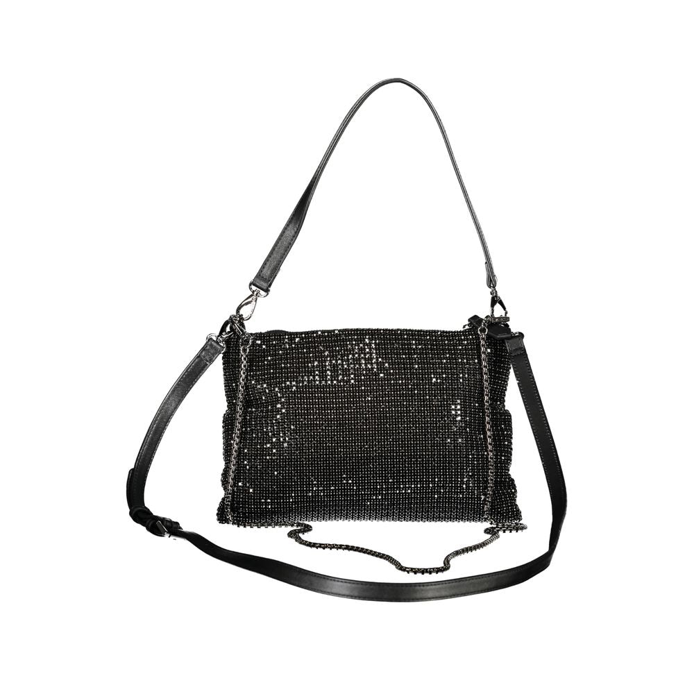 Mario Valentino Nero Polyester Women Handbag - Luxe Nova