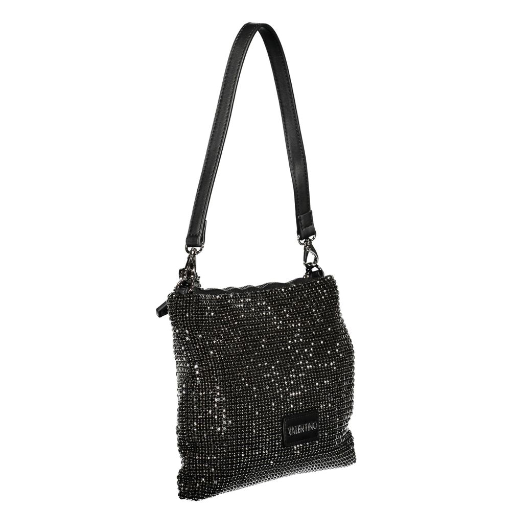 Mario Valentino Nero Polyester Women Handbag - Luxe Nova