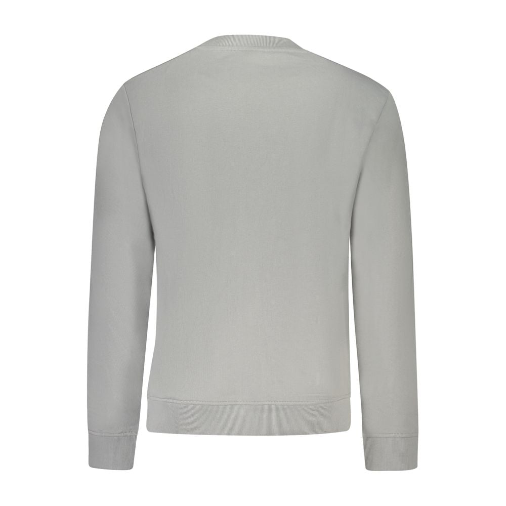 Napapijri Gray Cotton Men's Sweatshirt - Luxe Nova