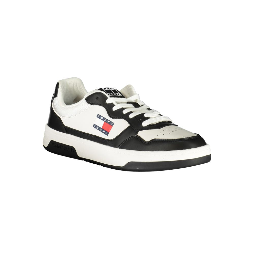 Tommy Hilfiger Black Polyurethane Men Sneaker - Luxe Nova