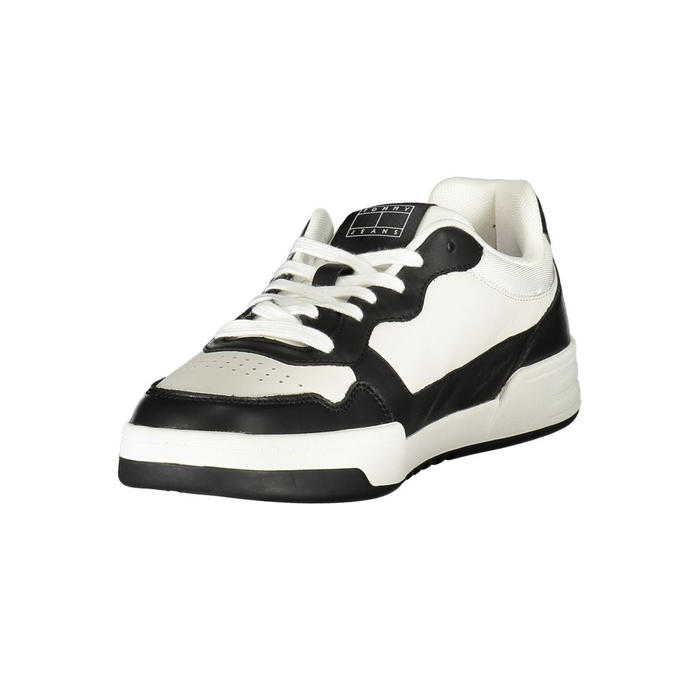 Tommy Hilfiger Black Polyurethane Men Sneaker - Luxe Nova