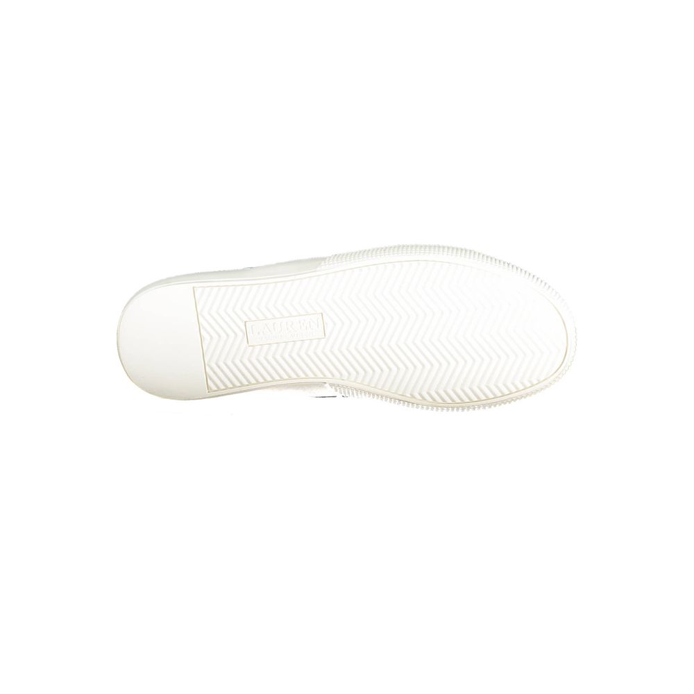 Ralph Lauren Blue Leather Women Sneaker