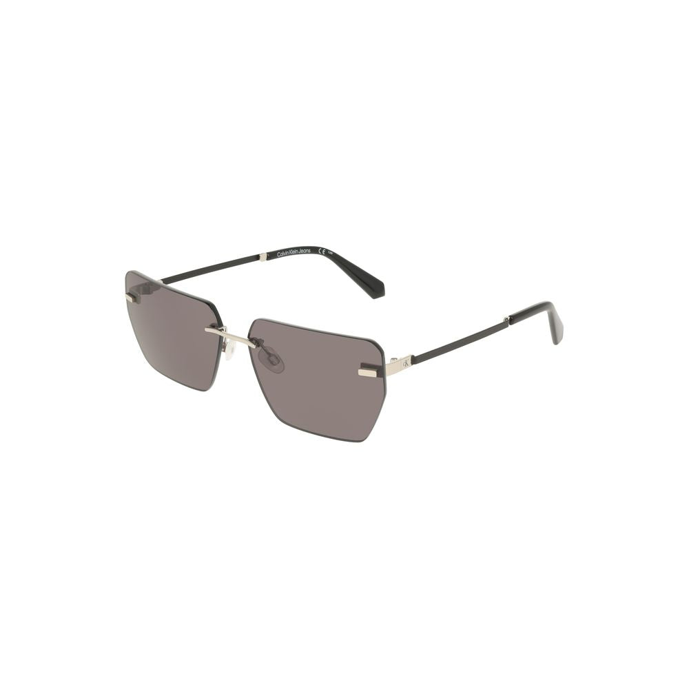 Calvin Klein Argento Metallo Men Sunglass - Luxe Nova