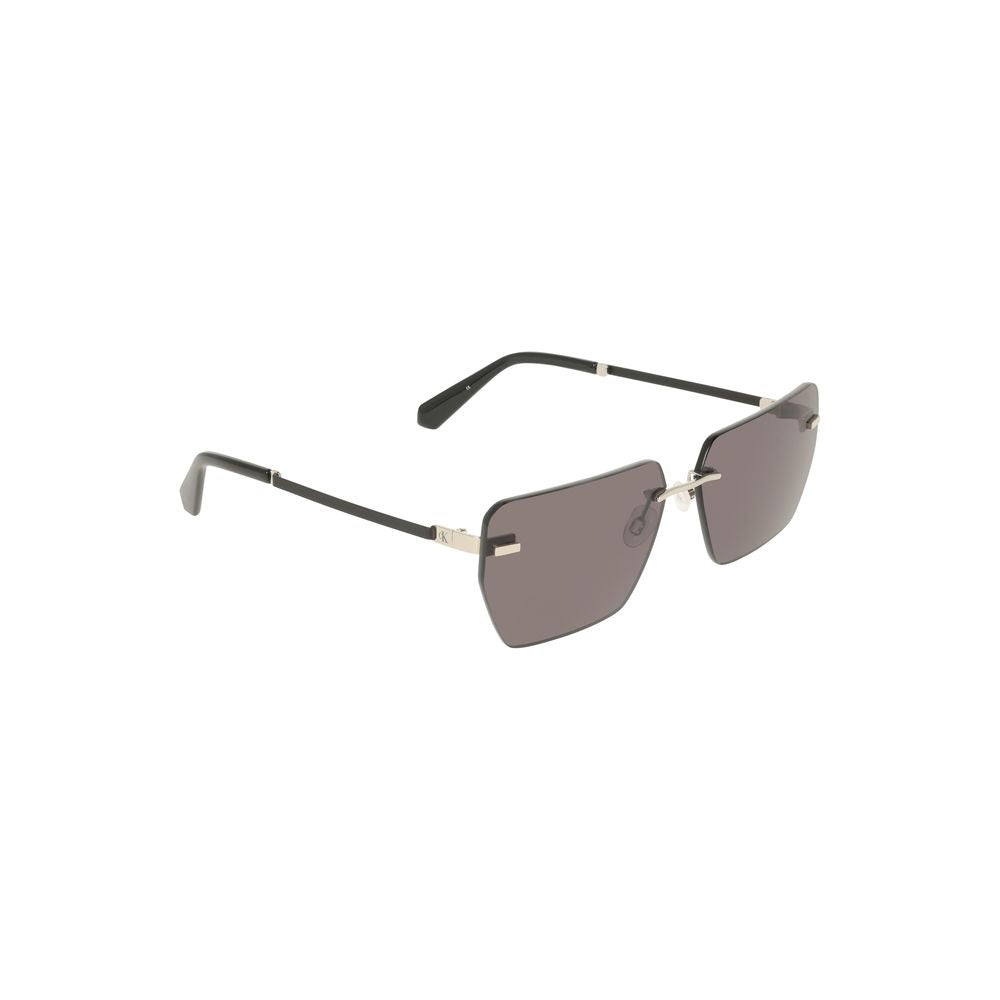 Calvin Klein Argento Metallo Men Sunglass - Luxe Nova