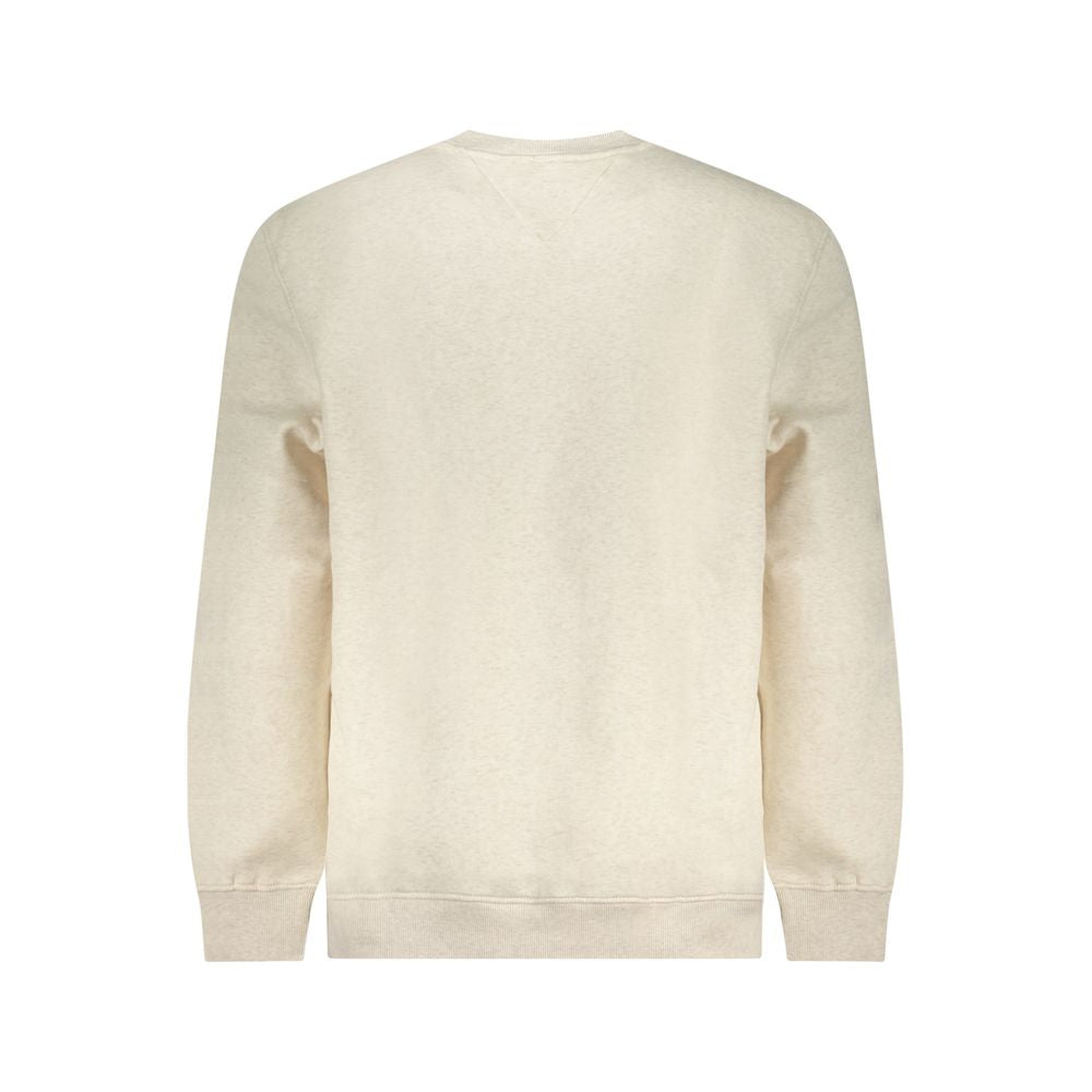 Tommy Hilfiger Beige Cotton Men Sweatshirt - Luxe Nova