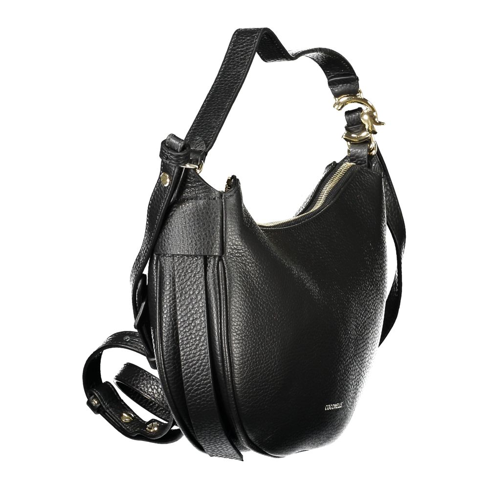 Coccinelle Black Leather Women Shoulder Bag - Luxe Nova