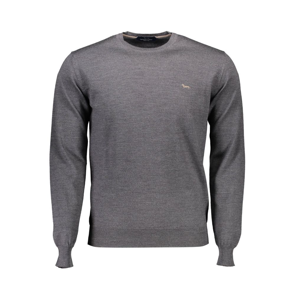 Harmont & Blaine Grigio Wool Men Sweater - Luxe Nova