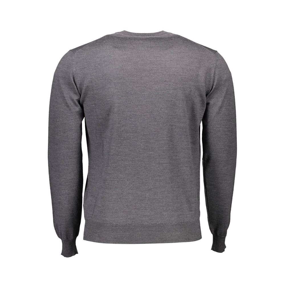 Harmont & Blaine Grigio Wool Men Sweater - Luxe Nova