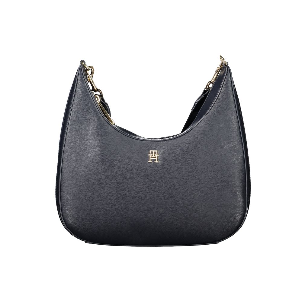Tommy Hilfiger Blue Polyester Women Shoulder Bag - Luxe Nova
