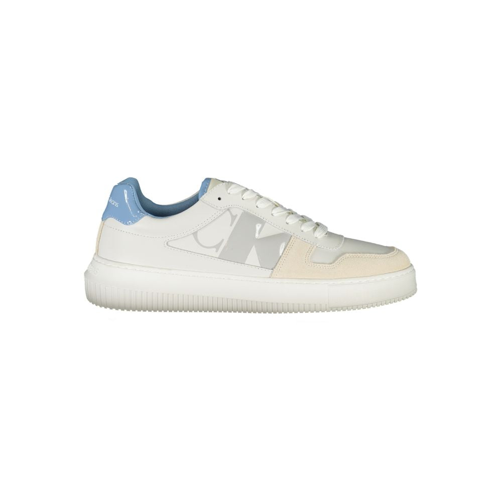 Calvin Klein Bianco Leather Mens Sneaker - Luxe Nova