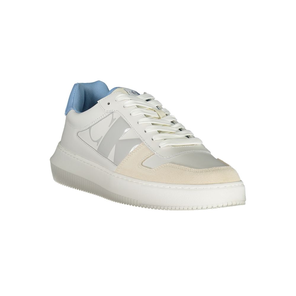 Calvin Klein Bianco Leather Mens Sneaker - Luxe Nova