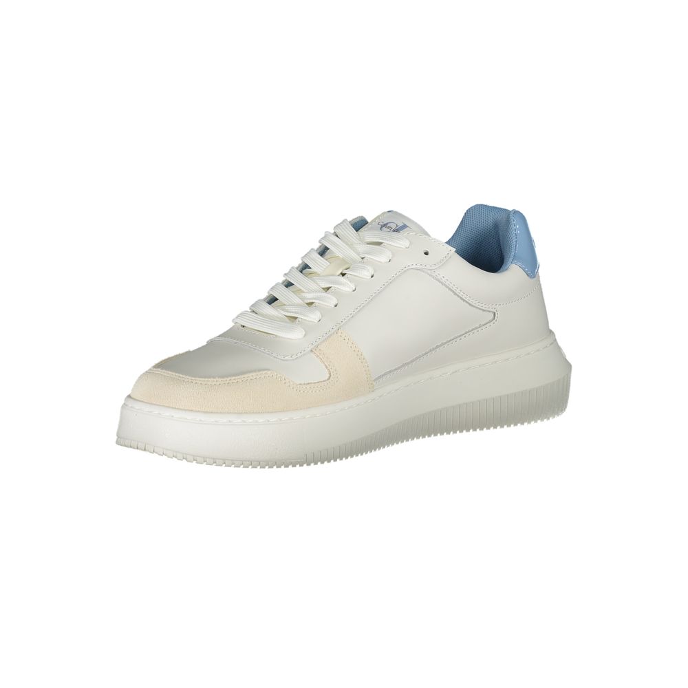Calvin Klein Bianco Leather Mens Sneaker - Luxe Nova