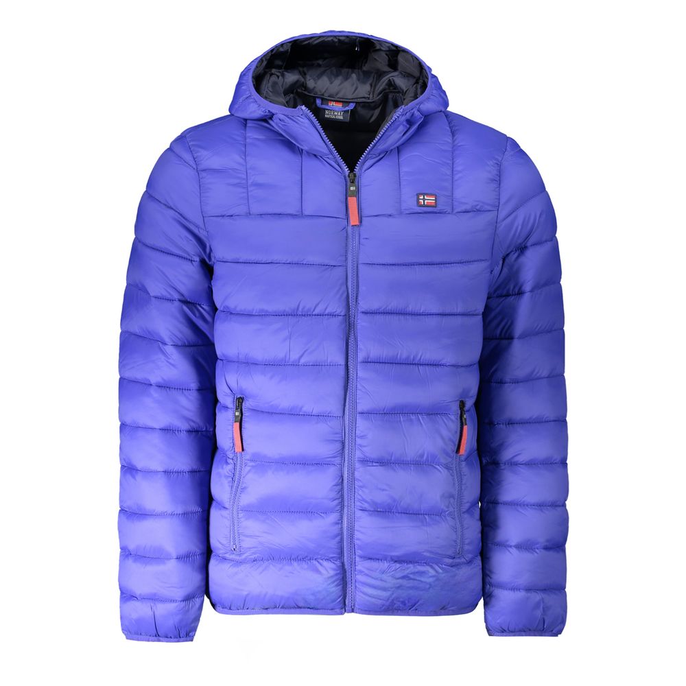Norway 1963 Blue Polyamide Men Jacket - Luxe Nova