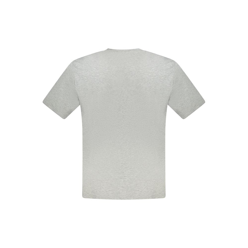North Sails Gray Cotton Men's T-Shirt - Luxe Nova