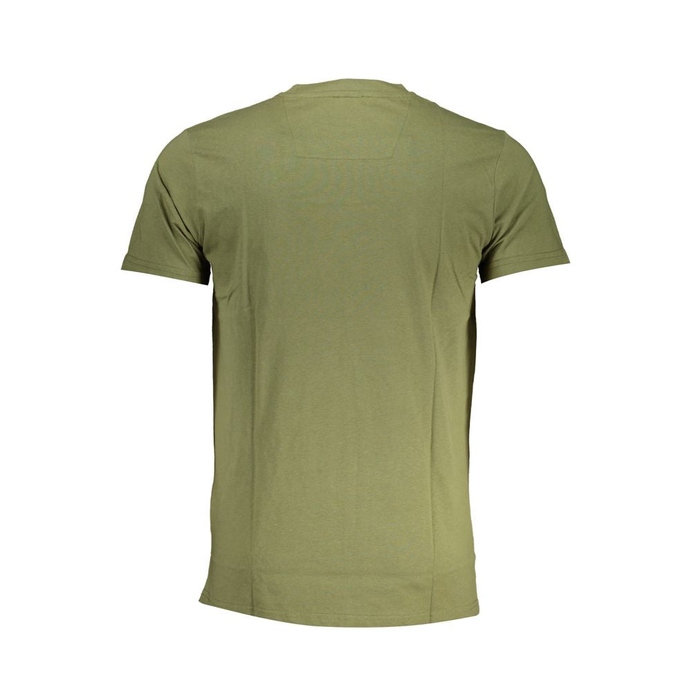 Cavalli Class Verde Cotton Men T-Shirt - Luxe Nova