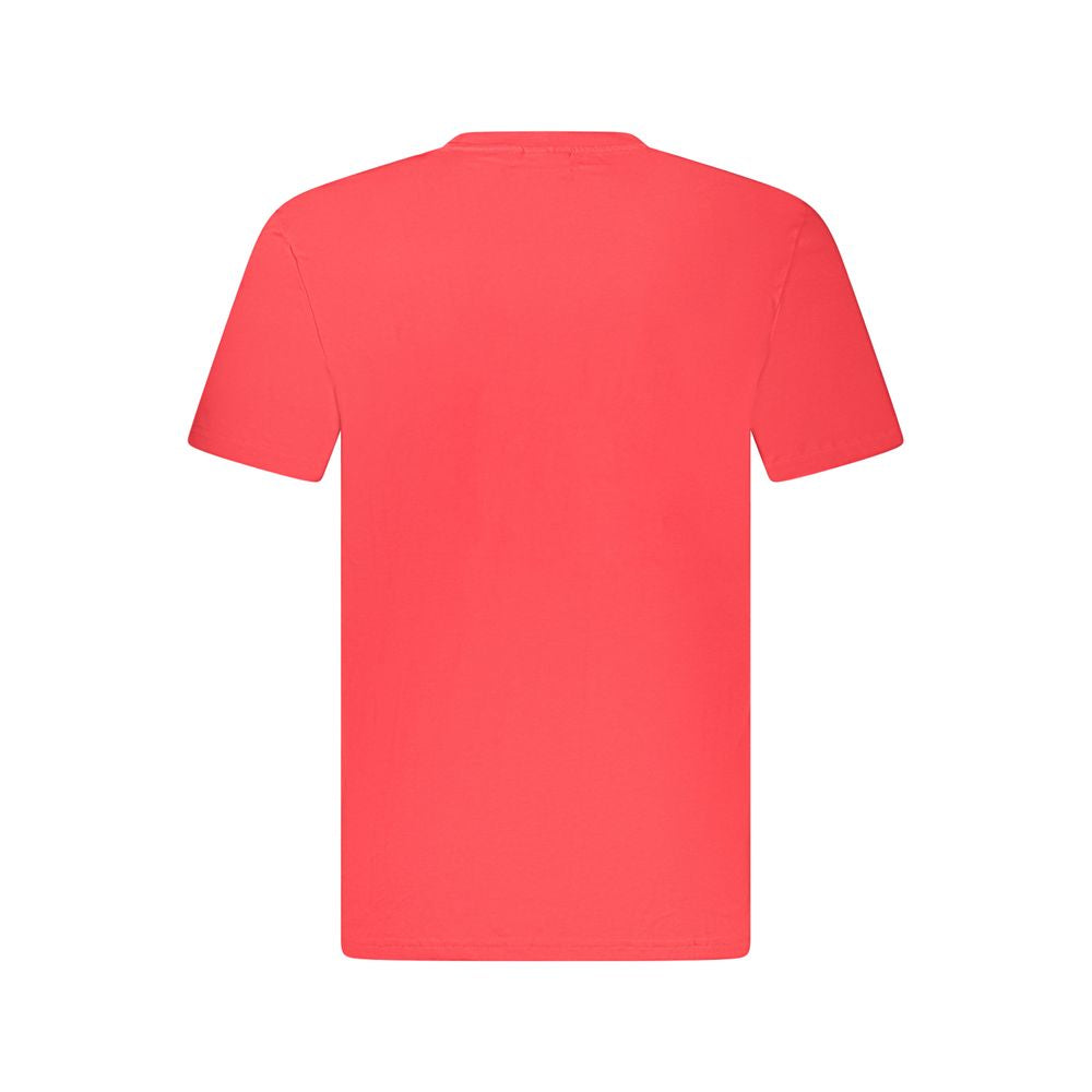 Fila Red Cotton Men T-Shirt - Luxe Nova