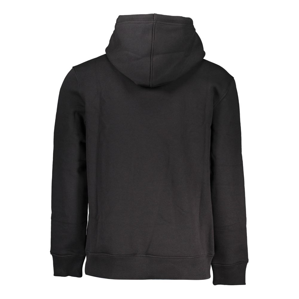 Calvin Klein Black Cotton Men's Sweater Hoodie - Luxe Nova