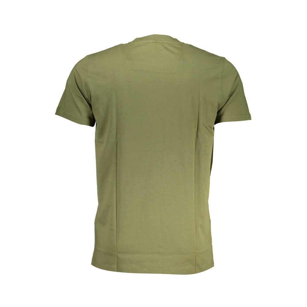 Cavalli Class Verde Cotton Men T-Shirt - Luxe Nova