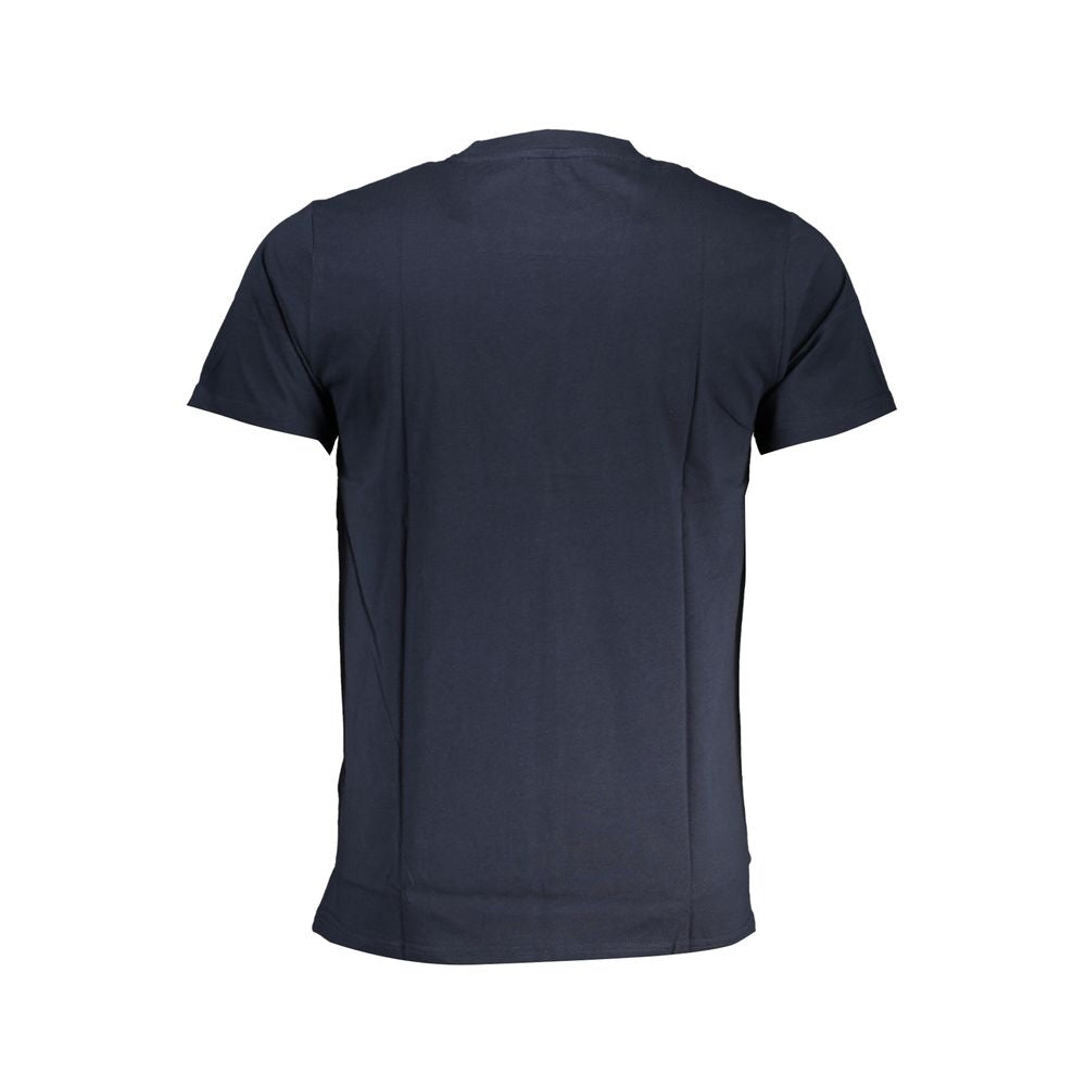 Cavalli Class Blue Cotton Men T-Shirt - Luxe Nova