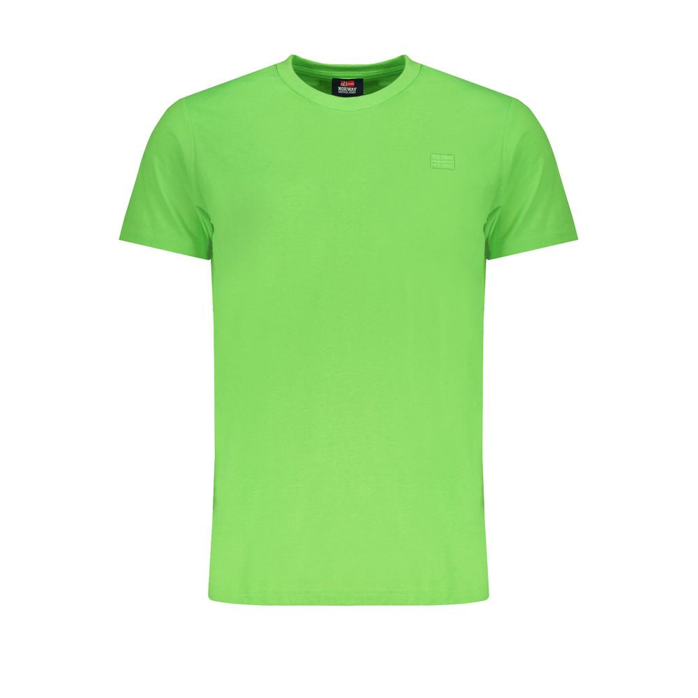 Norway 1963 Verde Cotton Men T-Shirt - Luxe Nova