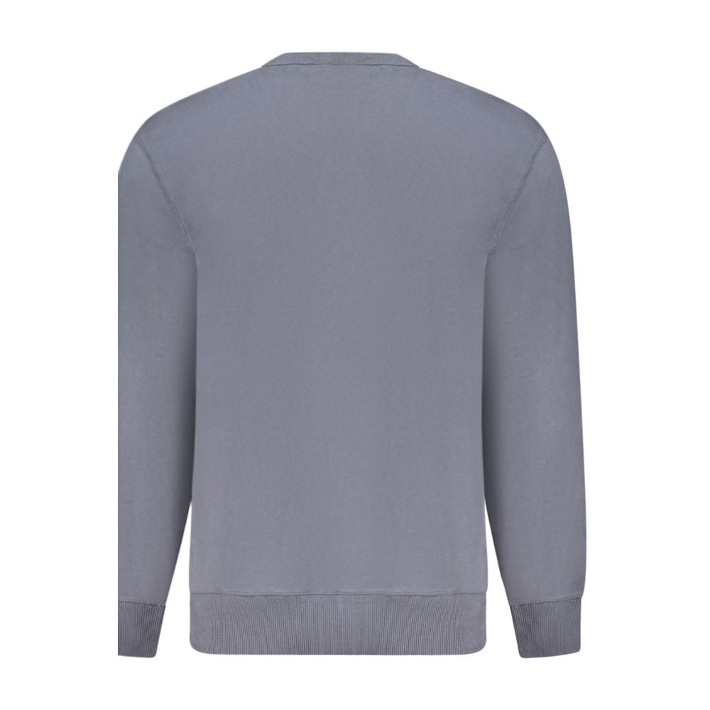 Calvin Klein Blue Cotton Men Sweater - Luxe Nova