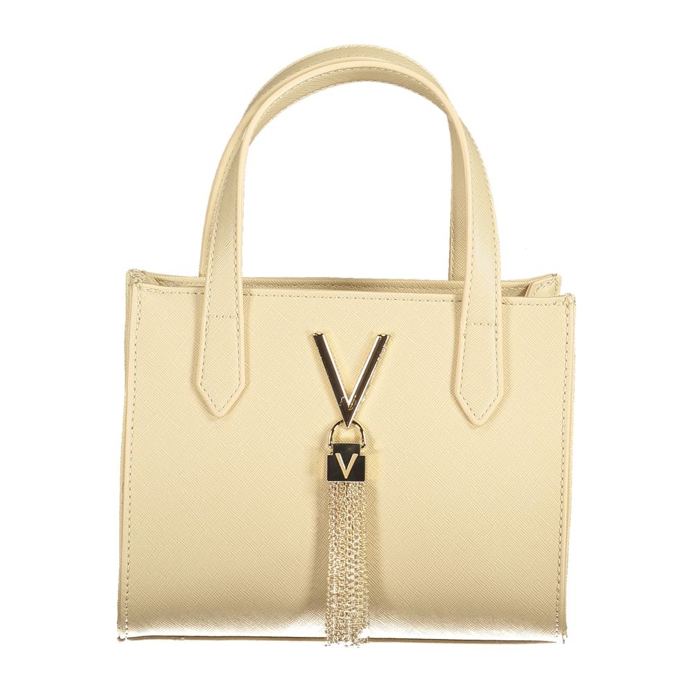 Mario Valentino Beige Polyurethane Women Handbag - Luxe Nova