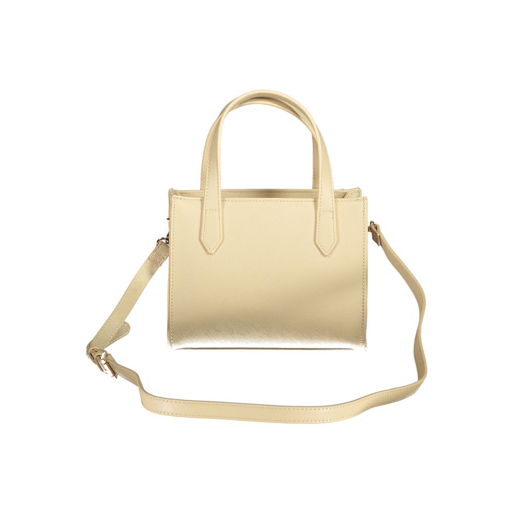 Mario Valentino Beige Polyurethane Women Handbag - Luxe Nova