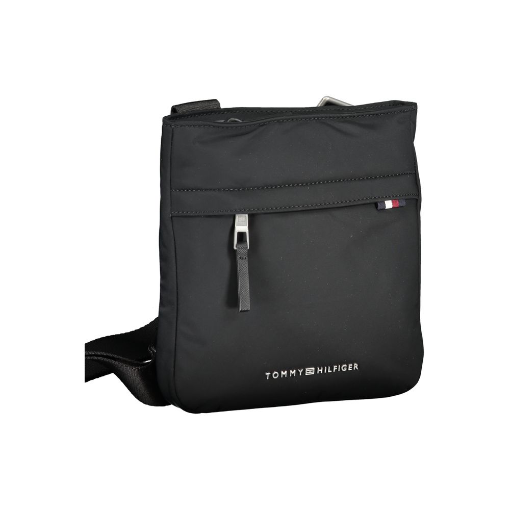 Tommy Hilfiger Black Polyurethane Women Shoulder Bag - Luxe Nova