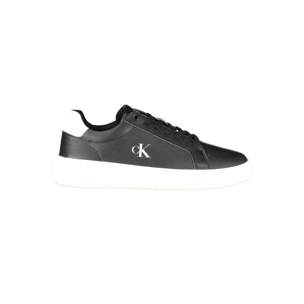 Calvin Klein Black Leather Men Sneaker - Luxe Nova