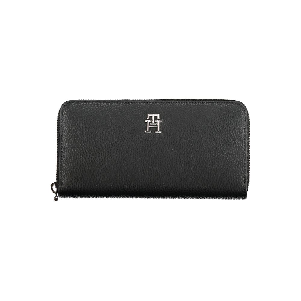 Tommy Hilfiger Nero Poliuretano Women Wallet - Luxe Nova