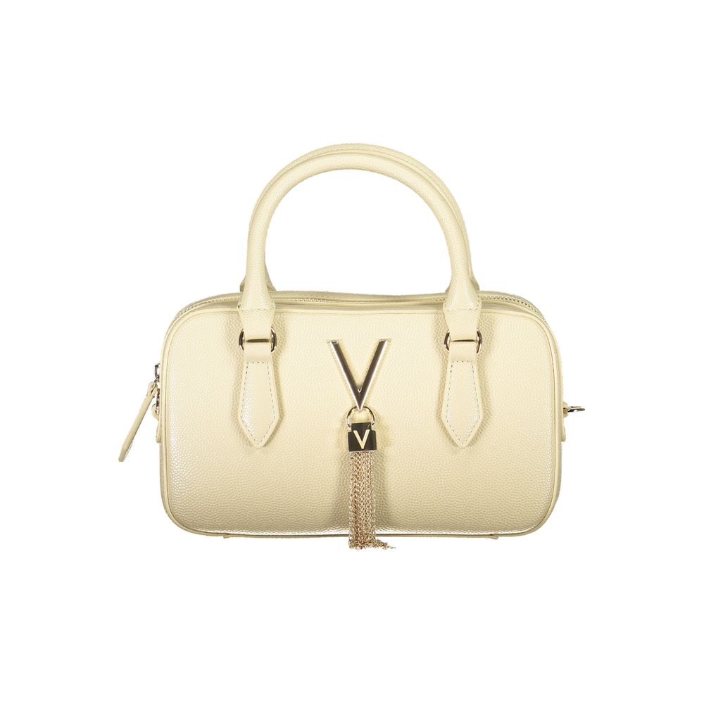 Mario Valentino Beige Polyurethane Women Handbag - Luxe Nova