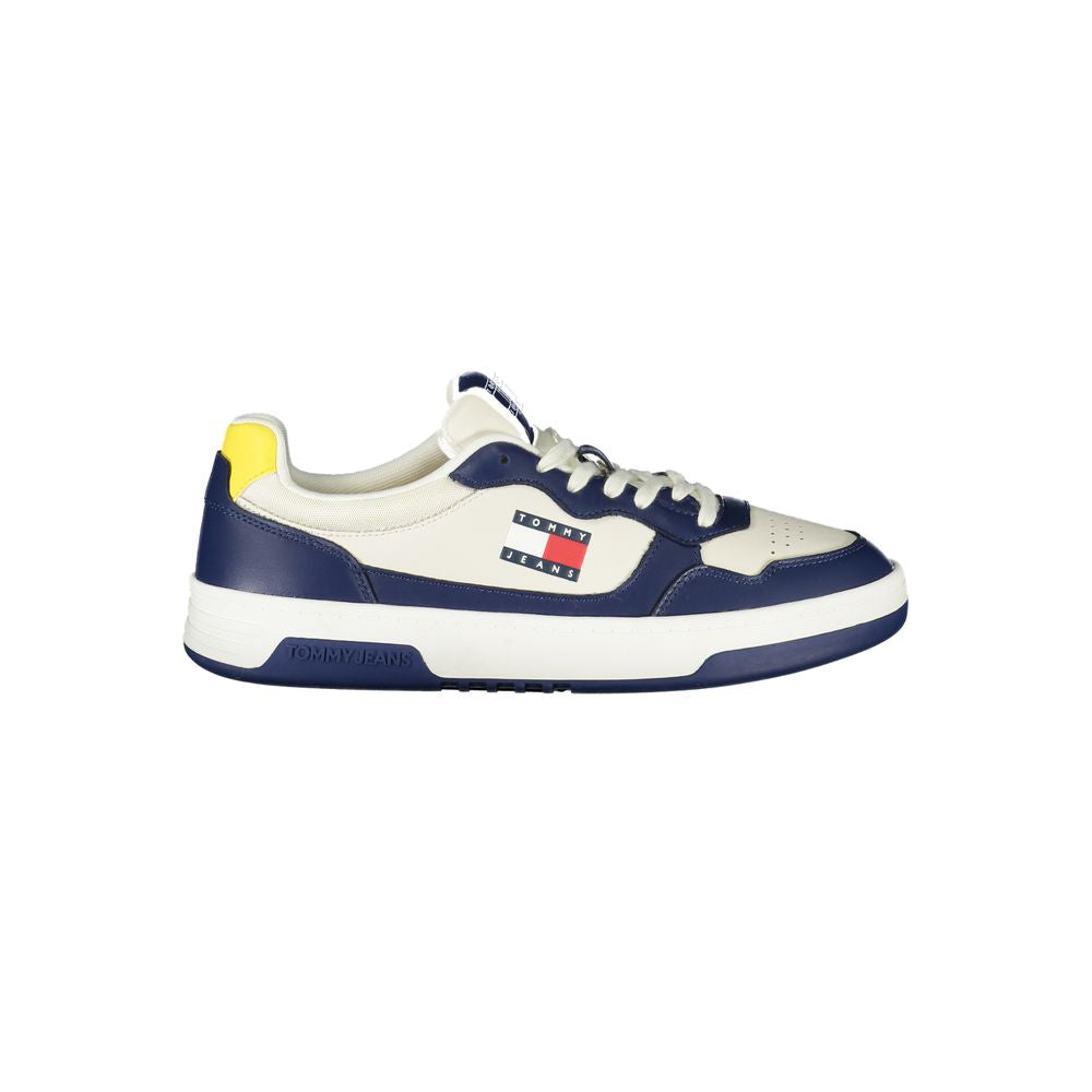 Tommy Hilfiger Blue Polyurethane Men Sneaker - Luxe Nova