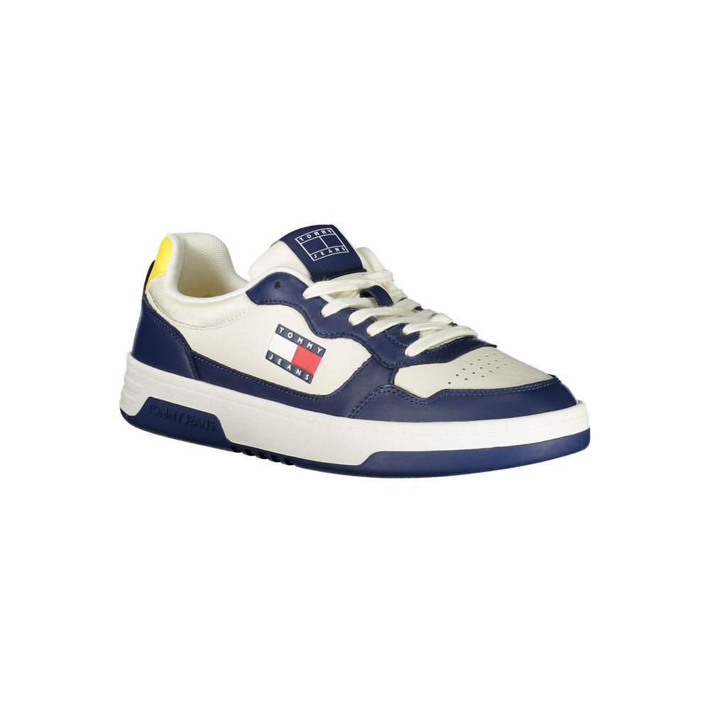 Tommy Hilfiger Blue Polyurethane Men Sneaker - Luxe Nova