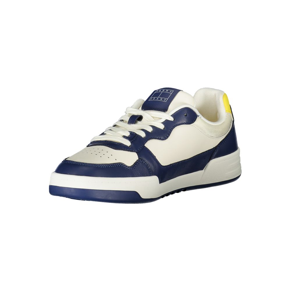 Tommy Hilfiger Blue Polyurethane Men Sneaker - Luxe Nova