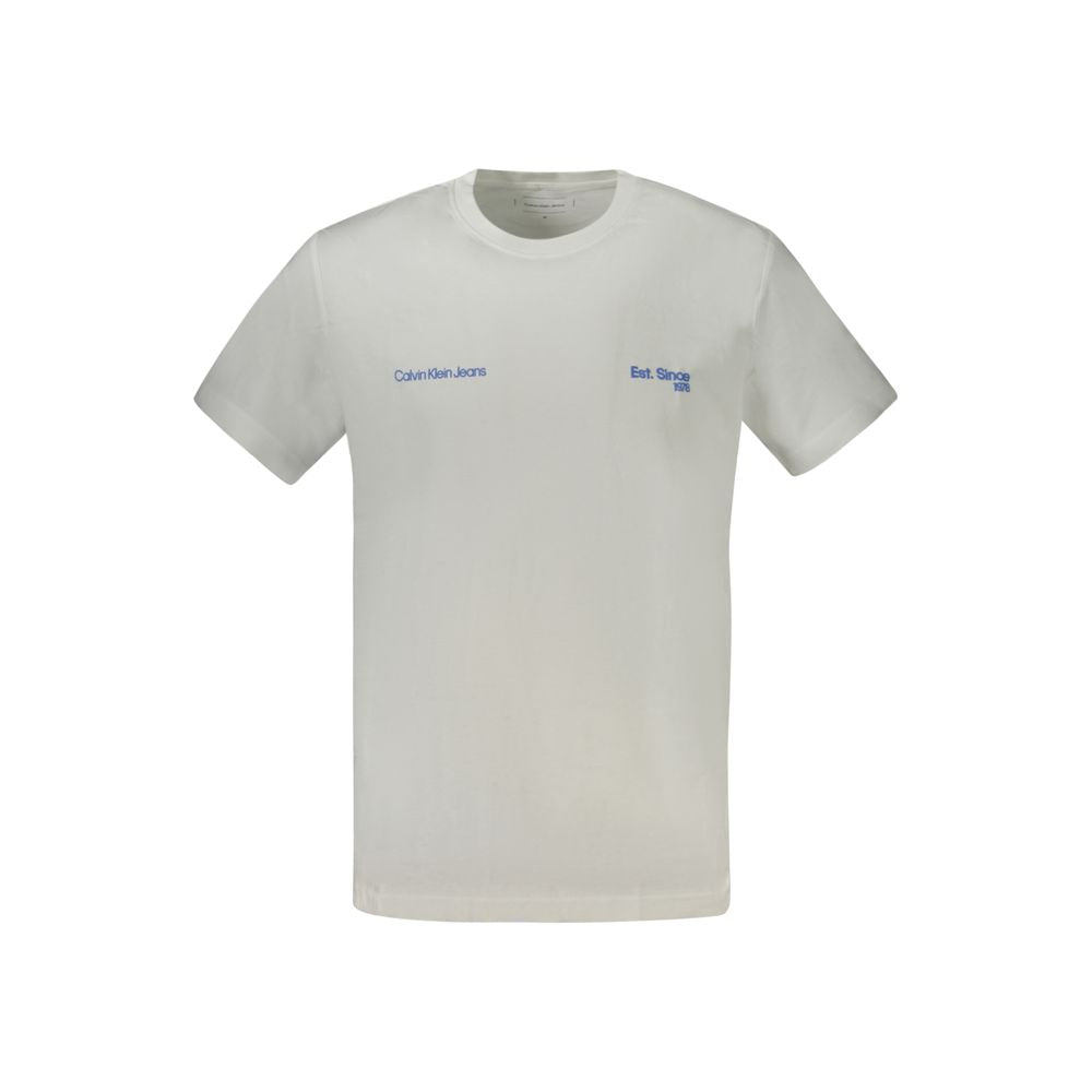 Calvin Klein Bianco Cotton Men's T-Shirt - Luxe Nova