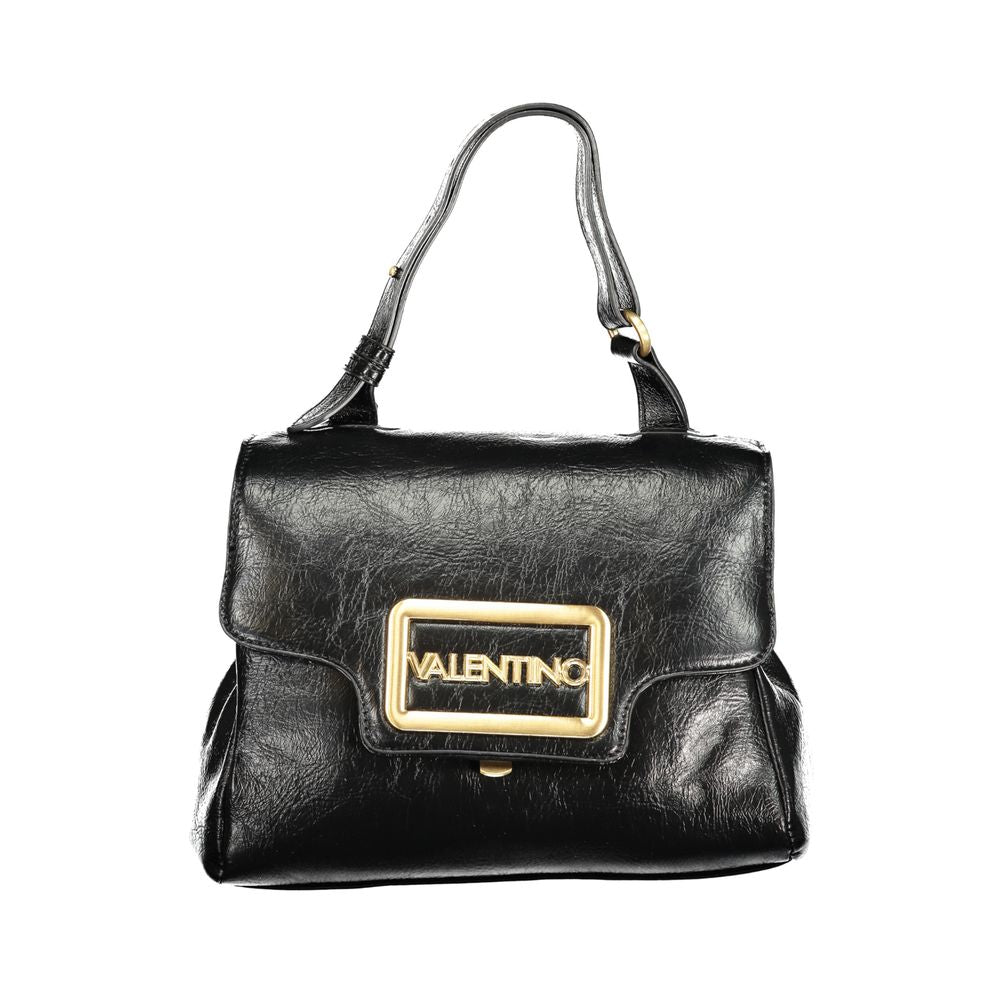 Mario Valentino Nero Polyurethane Women Handbag - Luxe Nova