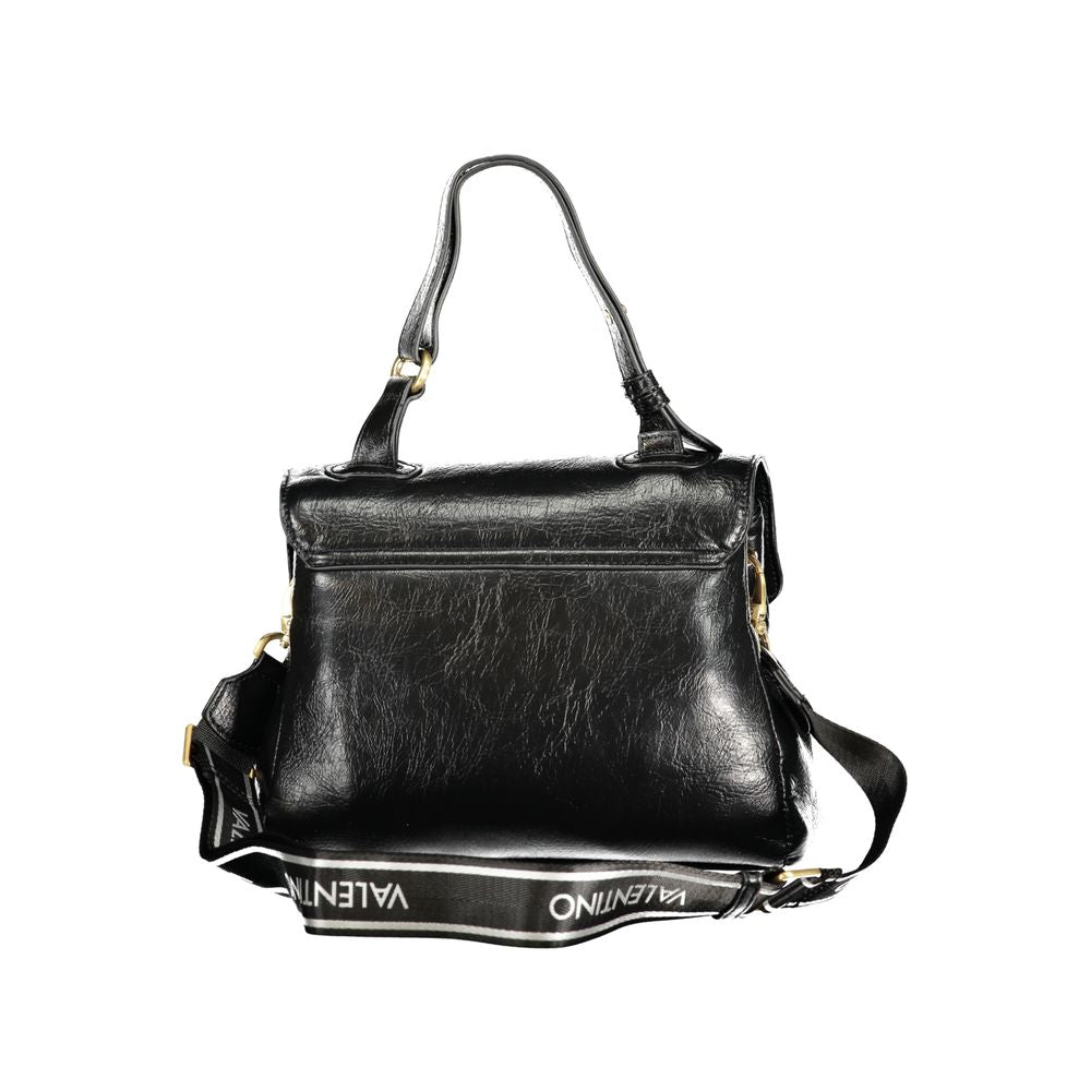 Mario Valentino Nero Polyurethane Women Handbag - Luxe Nova