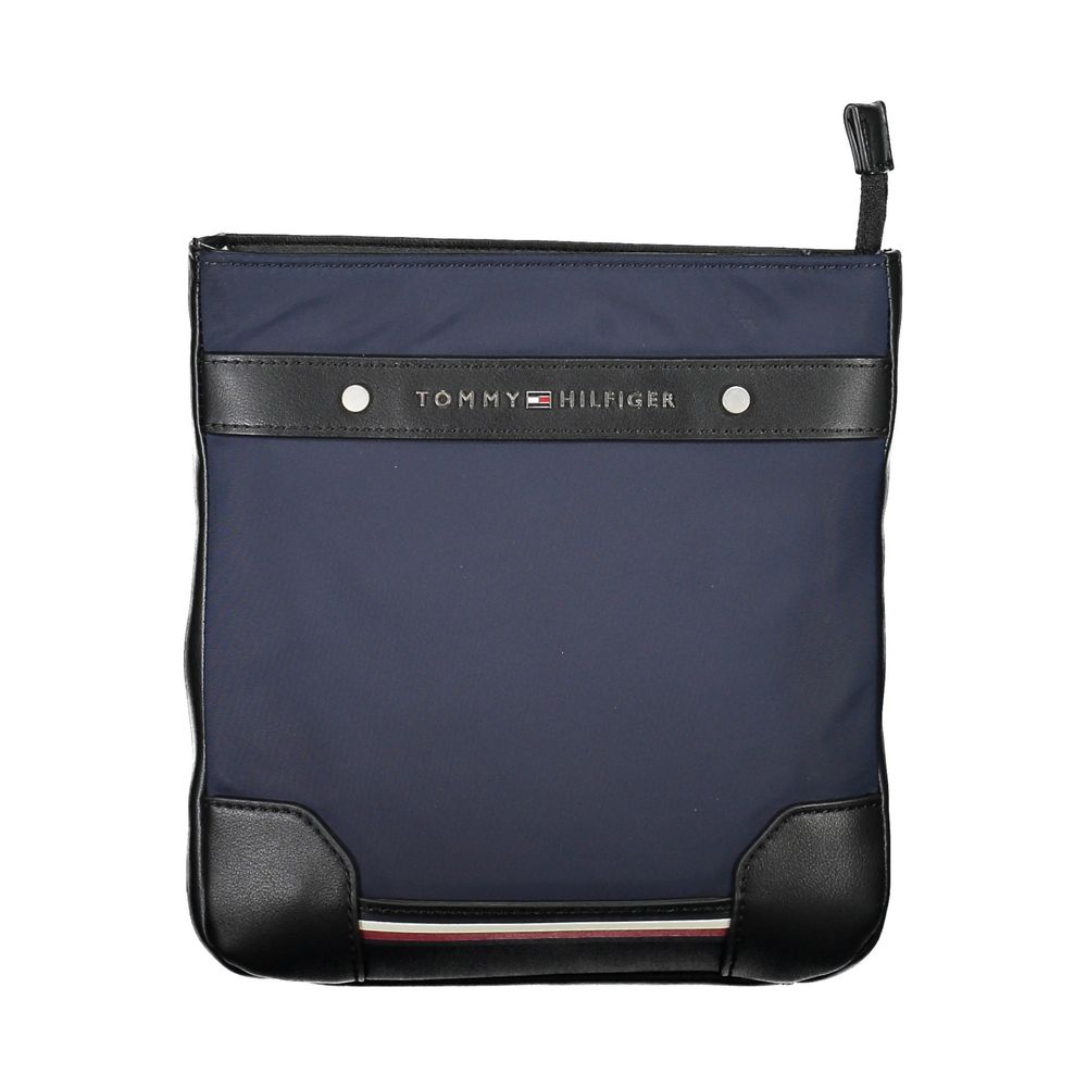 Tommy Hilfiger Blue Polyurethane Men's Shoulder Bag - Luxe Nova