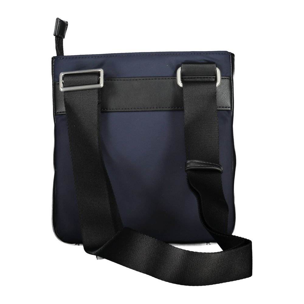 Tommy Hilfiger Blue Polyurethane Men's Shoulder Bag - Luxe Nova