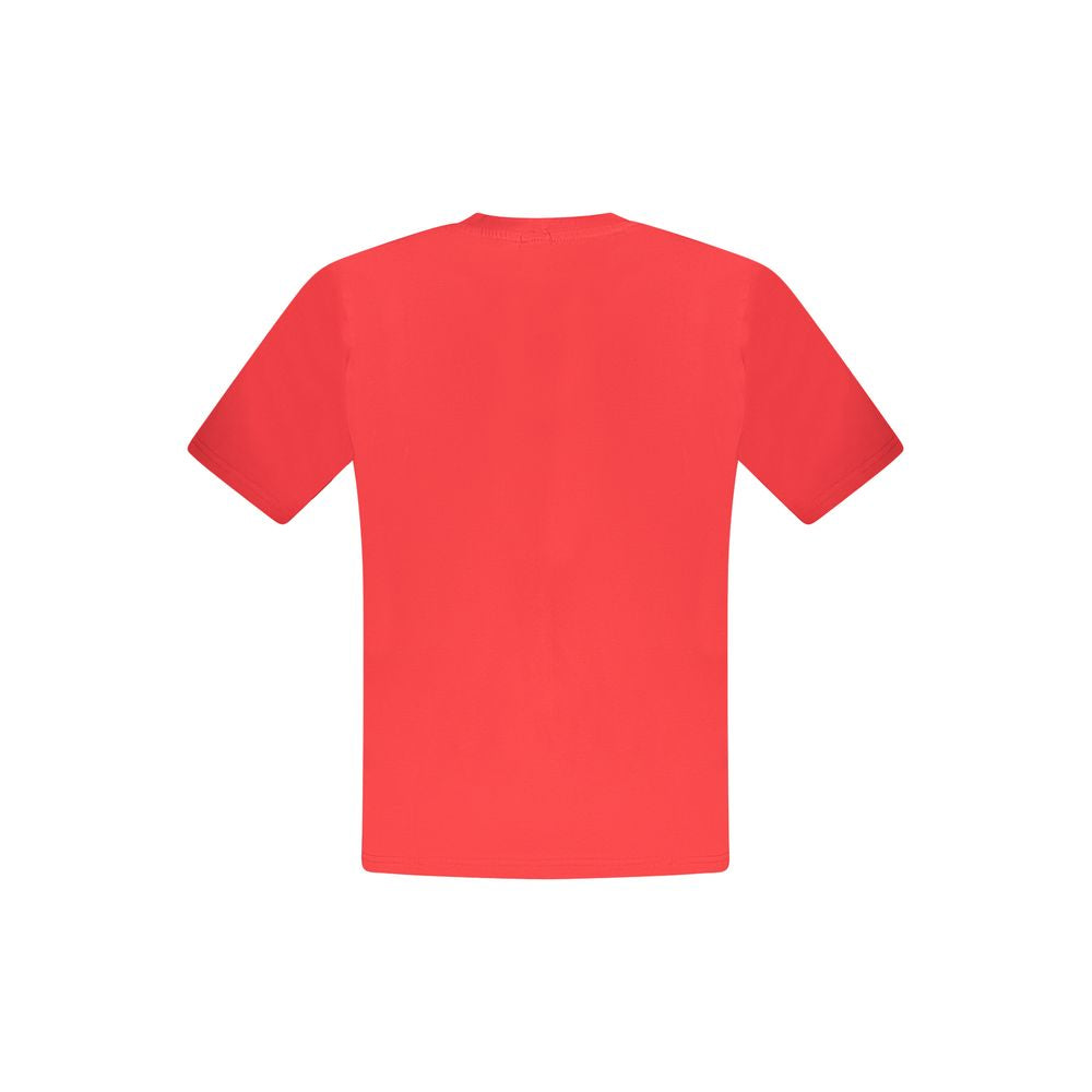 North Sails Red Cotton Men T-Shirt - Luxe Nova