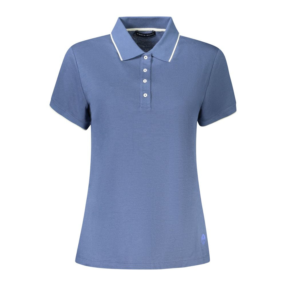 North Sails Blue Modal Women Polo Shirt - Luxe Nova