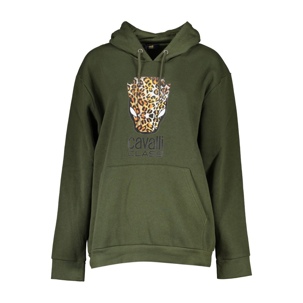 Cavalli Class Verde Polyester Women Sweatshirt - Luxe Nova
