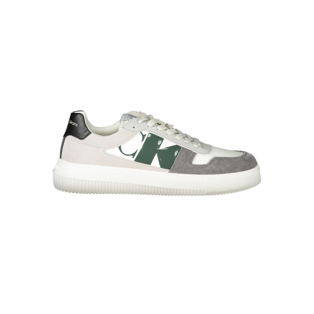 Calvin Klein White Polyethylene Men Sneaker - Luxe Nova